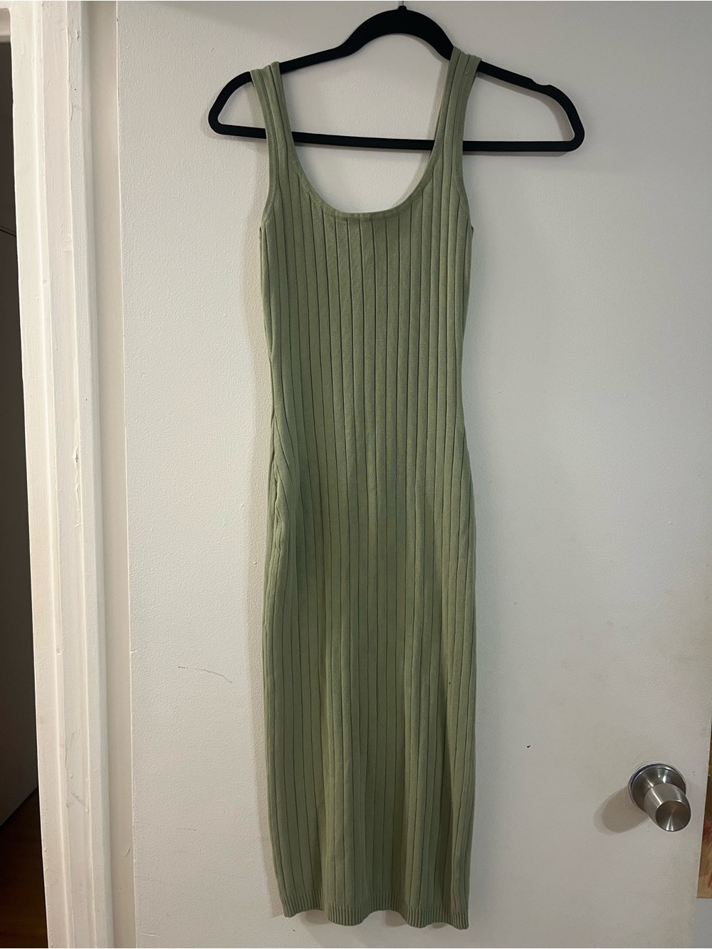 Windsor Ribbed Tank Maxi Dress in Sage